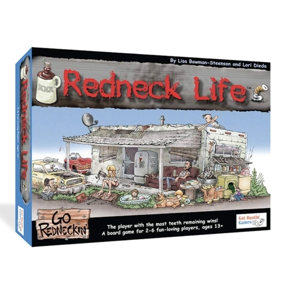 Redneck Life Board Game & bustin'a gut expansion pack, new sealed - Picture 6 of 15